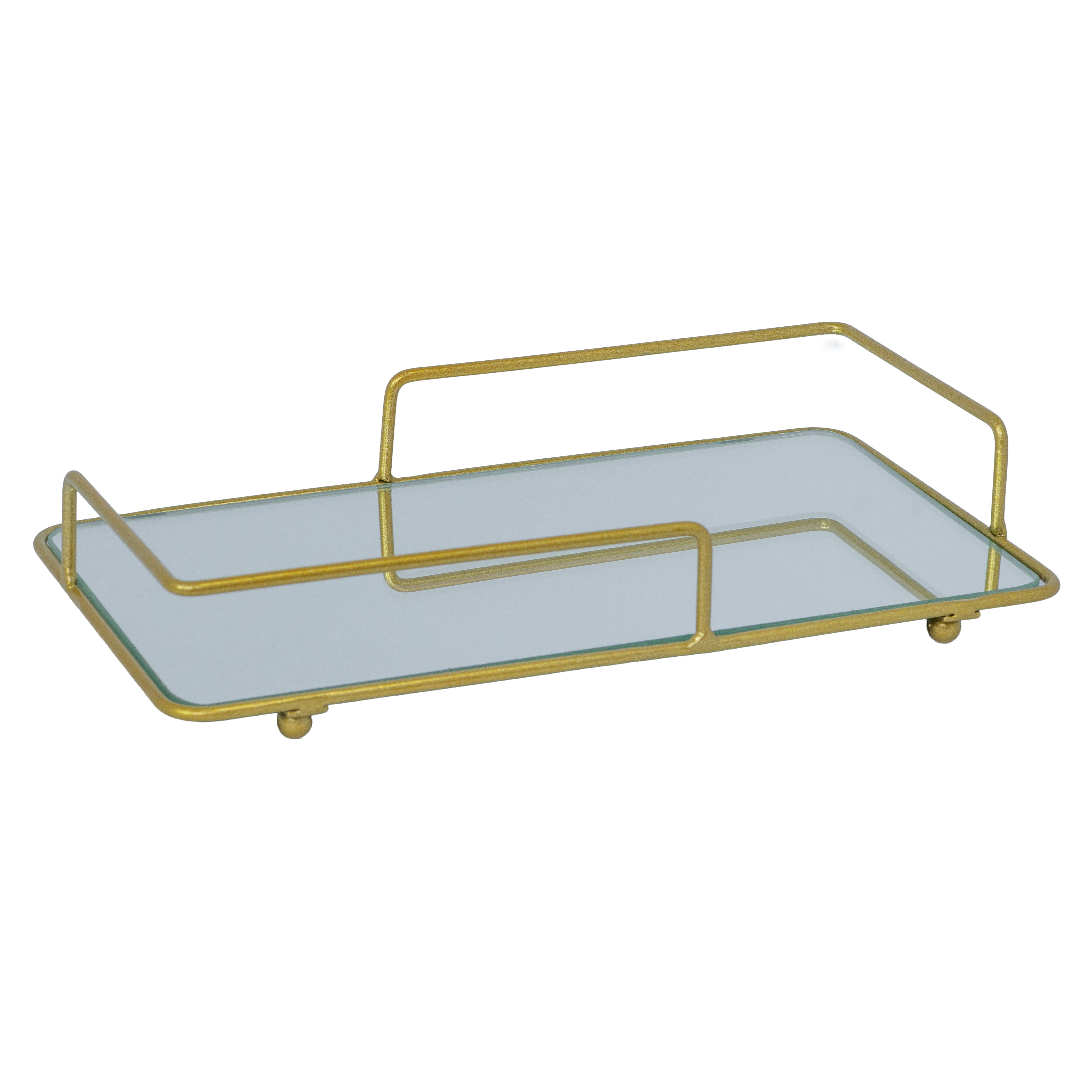 BANDEJA METAL DESIGN - 22CM X 12CM X 3,8C...