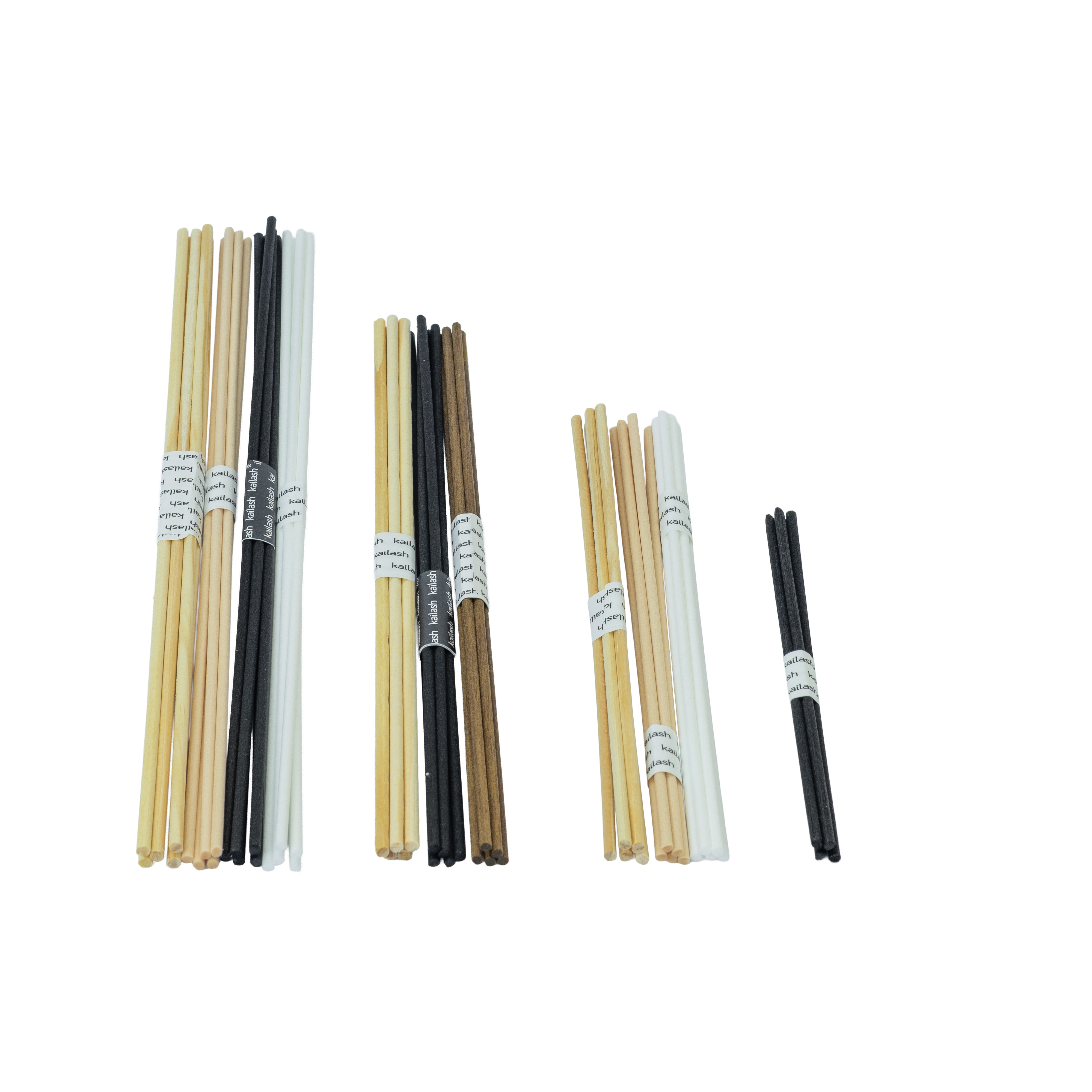 KIT VARETAS ALGODAO BRANCA P 20CM - COM 5...