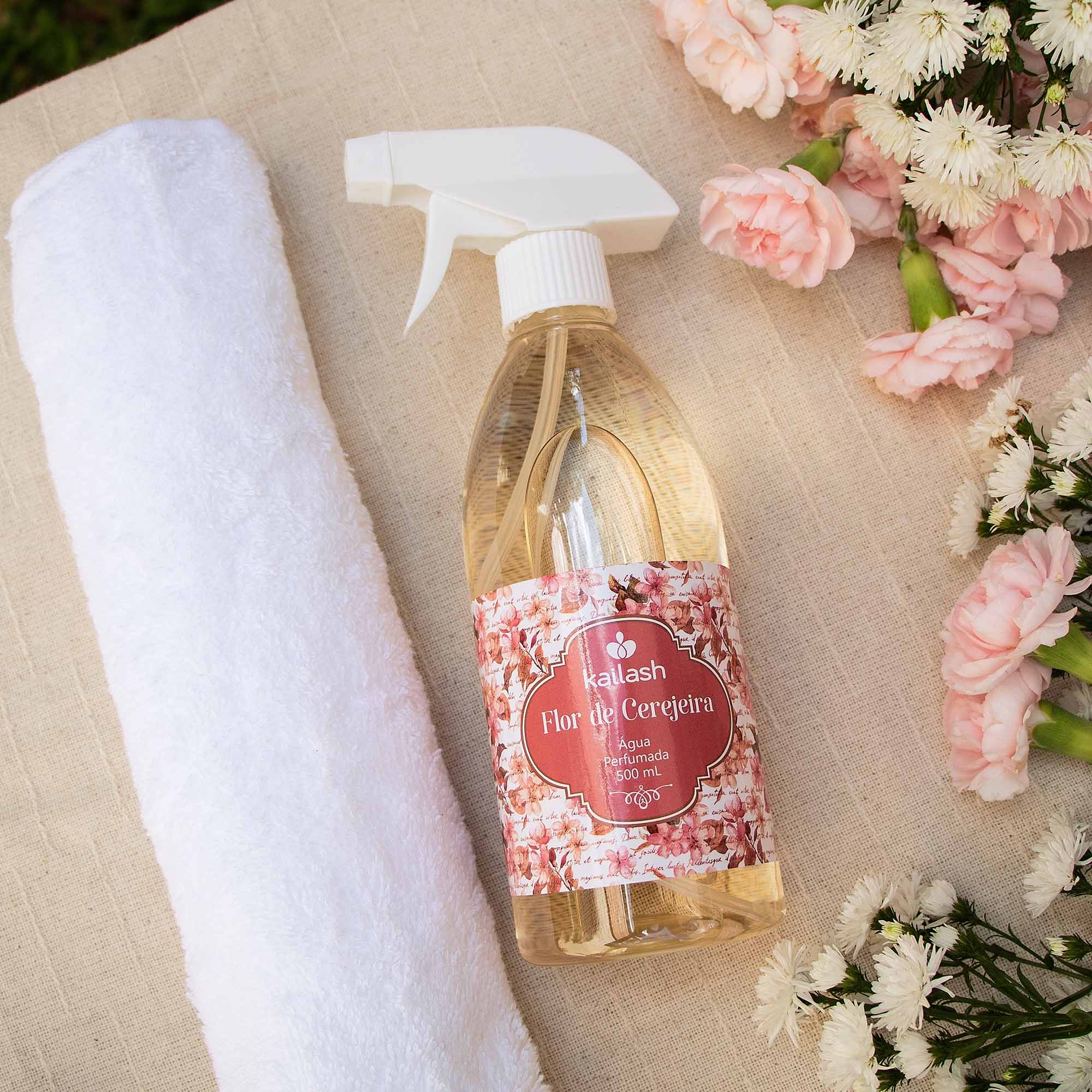 ÁGUA PERFUMADA PARA TECIDOS - FLOR DE CER...