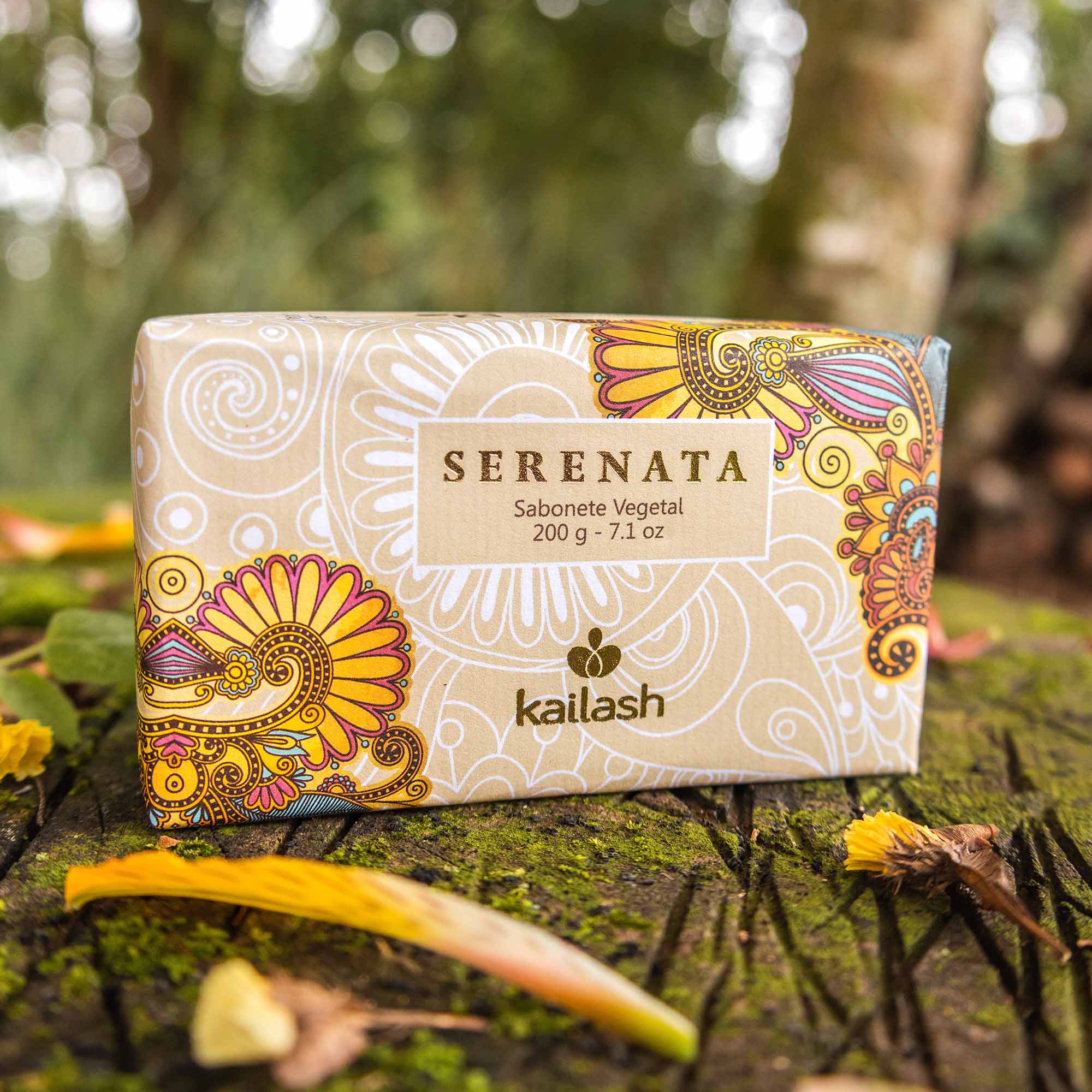 SABONETE EM BARRA VEGETAL - SERENATA - 180G